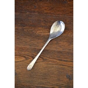 Vintage Tablespoon Sheffield England Silverplate Serving Spoon Basic Handle